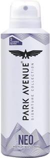 PARK AVENUE Neo Signature Collection | Deodorant for Men | Fresh Long-lasting Aroma | 150ml Deodorant Spray  -  For Men & Women