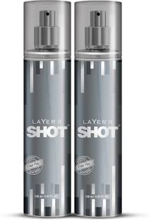 LAYER'R Shot Power Play Fragrant Long Lasting Fragrance Body Spray  -  For Men