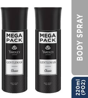 YARDELY LONDON Gentleman Classic With Woody Fougere Notes Body Deodorant Spray  -  For Men