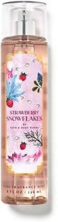 BATH & BODY WORKS STRAWBERRY SNOWFLAKES MIST Body Mist  -  For Men & Women
