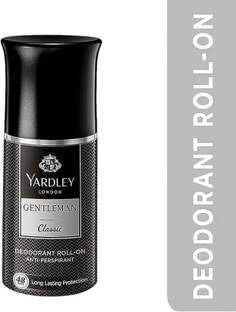 Yardley London Gentleman Classic With 48H Long Lasting Scent Deodorant Roll-on  -  For Men