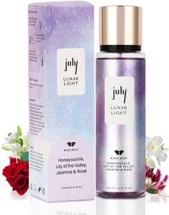 July Lunar Light Body Spray | Long Lasting Perfume | Fine Fragrance | Body Mist  -  For Women