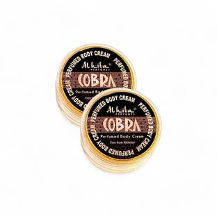 Al Hiba Cobra Premium Long Lasting Body Perfumed Cream - Pack Of 2 (10gm) Deodorant Cream  -  For Men & Women