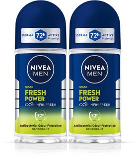 Nivea Men Fresh Power Deodorant Roll-on  -  For Men