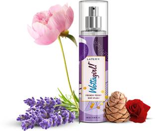 LAYER'R Wottagirl French Peony Body Splash for Women (135 ml) Body Mist  -  For Women