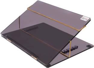 RASPER 2 Compartments Acrylic Writing Desk Office Table Top Elevator With Adjustable Height (Small) 16x12 Inches With Adjustable Height Potable Laptop Table Elevated Reading Desk