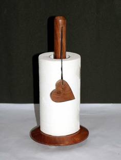 Voody 0 Compartments Wood Roll Holder