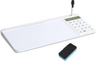 oddpod 5 Compartments Plastic Scribe Mate with Calculator White