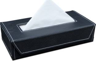 tinytoyz 1 Compartments Tissue Box Holder with 100 Pulls Cotton Rags Tissue | for , Home Kictchen & Car Tissue Paper Holder