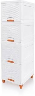 3D METRO SUPER STORE 4 Compartments Plastic Floor Mount