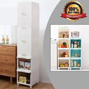 AK10ZONE 6 Compartments Plastic Chest of Drawers