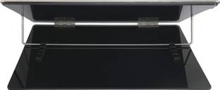 VeleSolv Solid Compartments Acrylic Material Foldabel, Height Adjustable, Comfotable Writing/Sketching/Drawing Table/Laptop Stand/Table Top Acrylic-Smoke-15 x 21 Polypropylene Desk Stand Rotatable Laptop Stand with Adjustable Height Compatible with Universal Laptops