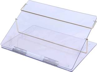 Ganesh 2 Compartments Virgin Polystyrene Acrylic P.S SHEET TABLE TOP ELEVATOR DESK SMALL SIZE 12*16 INCH 8 MM
