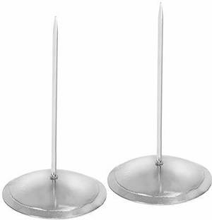 STORITE 0 Compartments Stainless Steel Bill Fork for Bill Receipt Note Paper Order Office Desk