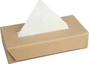 tinytoyz 1 Compartments Tissue Box Holder with 100 Pulls Cotton Rags Tissue for Office Desks,Cars & Home Tissue Paper Holder