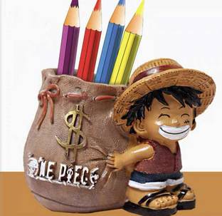 PLANTTOOZS 1 Compartments Resin, Anime Pen Holder, Multifunctional Cartoon, Children and Adults 1