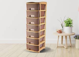 Prizam 7 Compartments Plastic Chest of Drawers