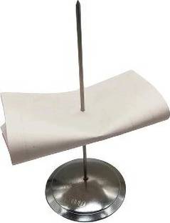 Parijata 1 Compartments Stainless Steel Bill Holder