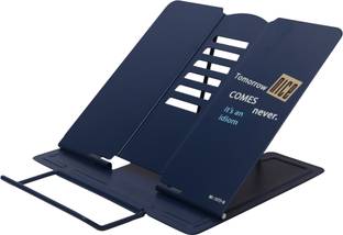 TUHI 1 Compartments Steel Desk Book Stand Holders for Reading Hands Free