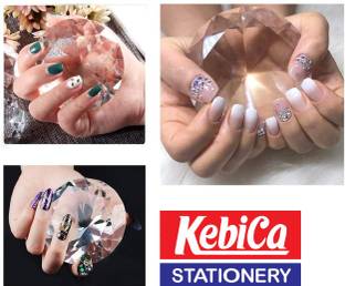 Kebica 1 Compartments Diamond Crystal White 8 CM material paper weight. Unlike plastic or acrylic, it is clear smooth, hard shiny