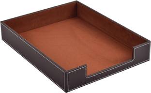 Vanquish 1 Compartments Wooden Paper Tray File, Mail, Magazine, Perfect Letter Holder Office & Decor
