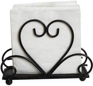 OMI SHOPPEE 1 Compartments Iron Napkin Holder for Dining Table Tissue Paper Stand for Kitchen, Table