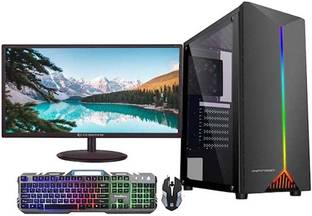 Assambled all in one i3 Core i3 (8 GB DDR4/1 TB/128 GB SSD/Windows 10 Pro/19 Inch Screen/pc as I3) with MS Office
