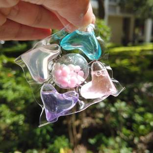 FLOSTRAIN 4 In 1 Laundry Detergent Soap Pods Regular Detergent Pod
