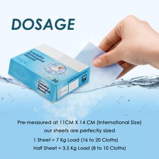 Sokmak Eco-Friendly Clothes Detergent Sheets,Fragrance Concentrate Deep Clean Detergent Regular Detergent Pod