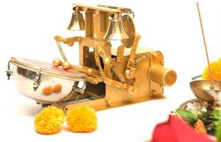mahakal Electric Automatic Aarti Machine New Season Gold Rope & Rings Dholak