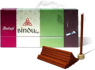 PRABHU Box Pack of 1 (22 Sticks Per Box) Balaji Bindu Premium Dhoop Incense Sticks Sunflower Dhoop