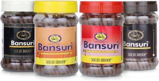 Cycle Bansuri Solid Dhoop Bambooless Incense for Pooja |Dhup Batti Multi Fragrance Sandal, Rose, Guggul Dhoop