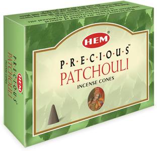 Hem Precious Patchouli Fragrance Incense Cones (295 gms) Dhoop