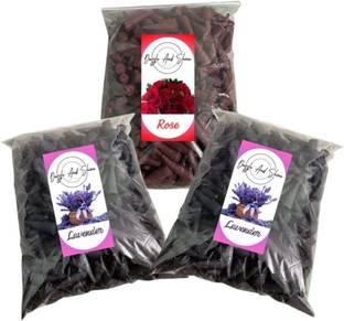 dazzle and shine Combo Of 2 Lavender & 1 Rose 100Gms Each Floral Dhoop