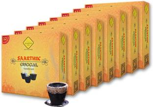 SiaaRam Saarthik Sambrani Guggal (96 Cups) for Daily Pooja with Natural Aroma Guggul Dhoop