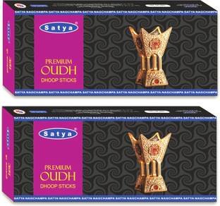 Satya Premium Oudh Dhoop Sticks (Pack of 2) Dhoop