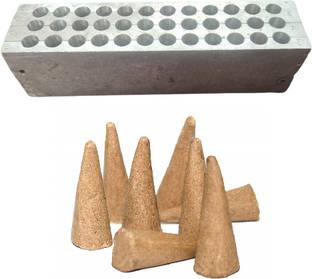 Navan 36-Pieces, 1.5"Inch,Dhoop Cone Mold, Dhoop Cone Making Manual Machine. Dhoop