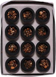 MAA SHAKTI Pure Guggal Loban Sambrani Dhoop Cups Pack(12 Pcs) with guggal fragrance Guggul Dhoop