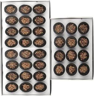 Shacollection Pack of 36 Guggal Luban | with Sambrani up tray pack Guggal Dhoops Guggul Dhoop