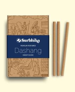 SURBHIKA Cow Panchgavya Dhoop Sticks - Organic Incense Sticks For Pooja (Dashang) Dhoop