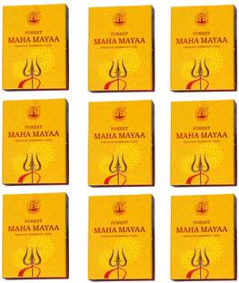 Forest Fragrance Forest Maha Mayaa Premium Samrani Dhoop Cup Box Pack of 6 Floral Dhoop