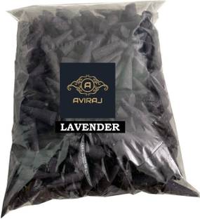 aviraj Incense Dhoop Cones For Pooja I 300gram Lavender Fragrance cone Non Charcoal Lavender Dhoop