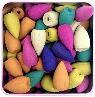 Decent Handicrafts Backflow Incense Burner Cones for Smoke Fountains Pack of 20 Peace [reversedhoopcones - 20Pcs] Dhoop