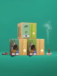 Phool Mosquito Repellent Cone Eucalyptus & Citronella|Incense Combo Eucalyptus Dhoop