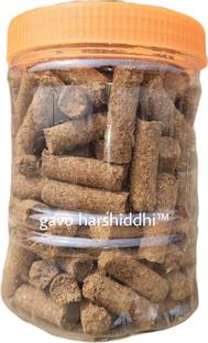 Gavo harshiddhi Cow Dung havan dhoop batti Cone for puja Organic Incense Stick 120 Piece Tulsi, Neem, Sandal, Rose, Guggul Dhoop