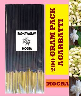 RADHAVALLAV 100gm MOGRA|AGARBATTI|INCENSE STICK| for Temple|Pooja|yoga|meditation| Dhoop