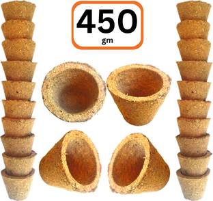 Gaumayam Empty Cow dung Cups 450 gm Dhoop Cups Suitable for Sambrani/Loban/Guggal/kapur Unscented Dhoop