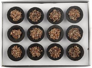 Airofine Fragrance Sambrani Cups(Dhoop/Loban/Guggal) for Daily Puja, Havan/Homa -(12 Cups per Pack) Neem, Tulsi, Guggul Dhoop