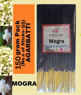 National Agarbatti Mogra Premium agarbatti for temple pooja and dhoop incense (150 garm per pack) Sunflower Dhoop