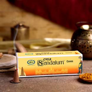 Cycle Pure Sandulum Dry Dhoop Cones - 64N Sandal Dhoop